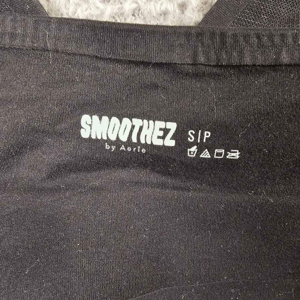 Aerie Smoothez‎ Unlined Triangle Bralette Black Small NEW